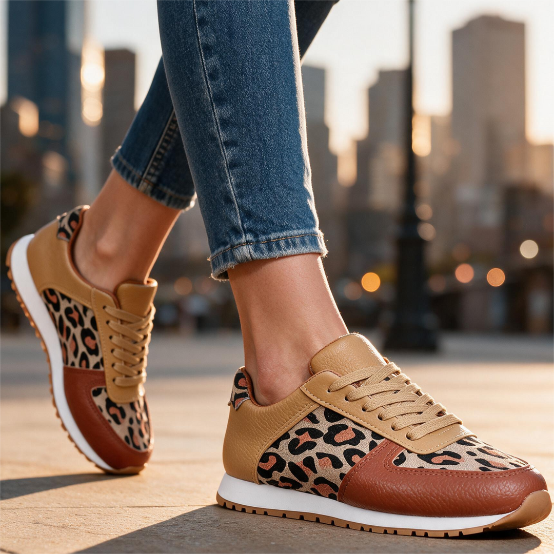 Ella Leopard Sneakers