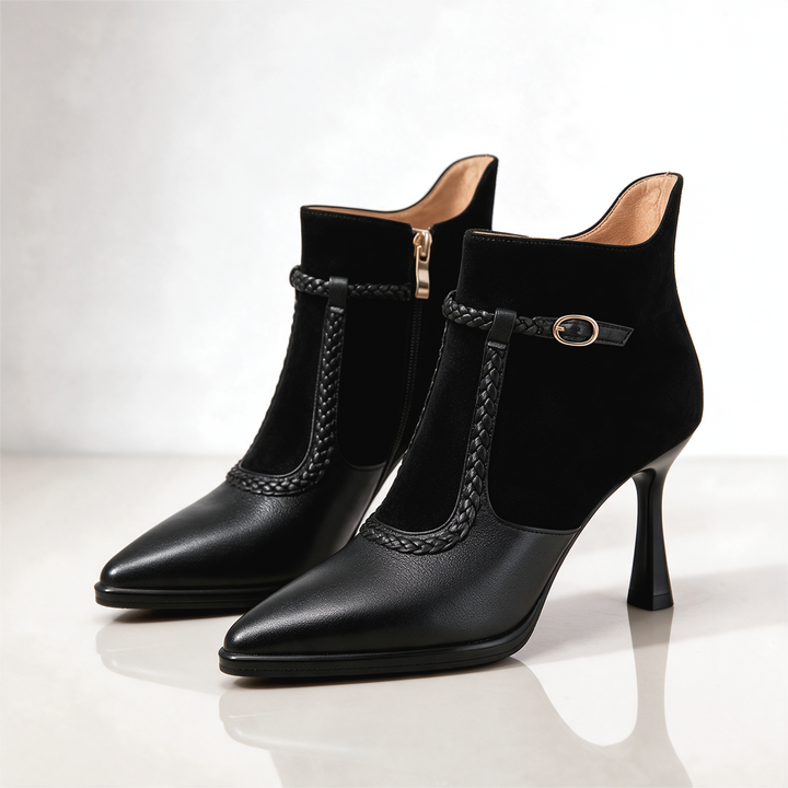 Florence Genuine Leather Ankle Boots