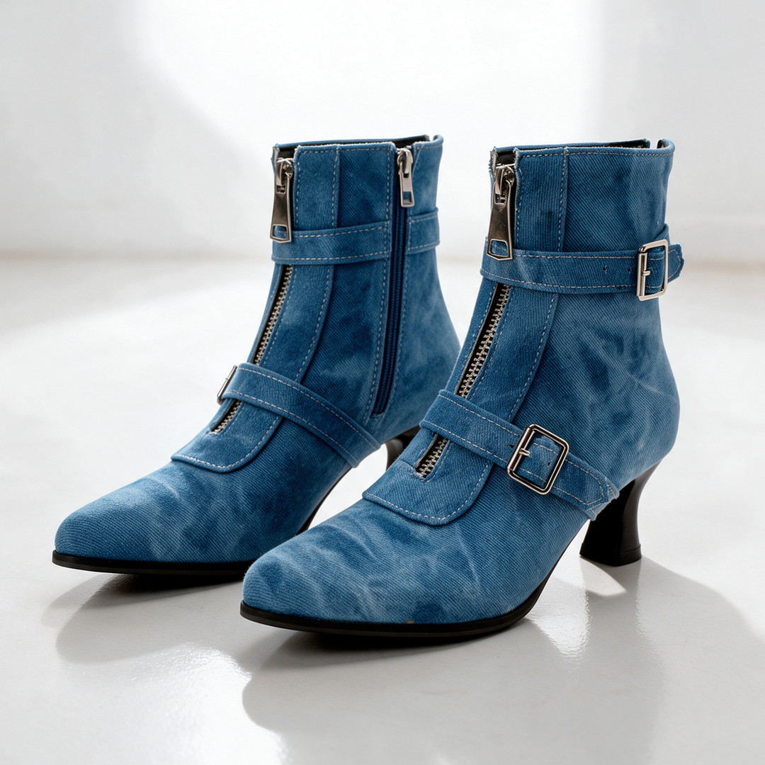 Harper Lane Kitten Zip Boots