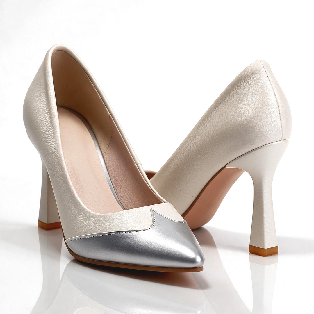 Bella Silver Point Pumps