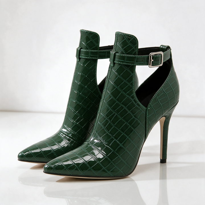 Harper Lane Gator Stiletto Heels