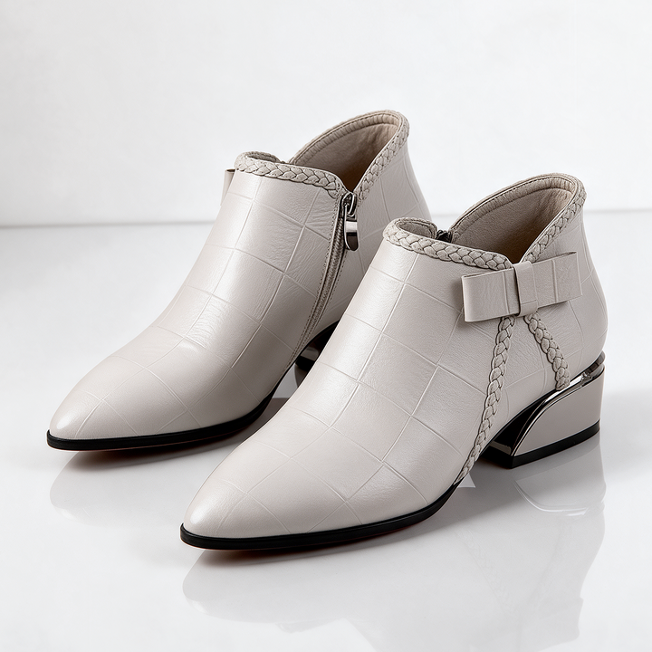 Wren Croc Braided Boots