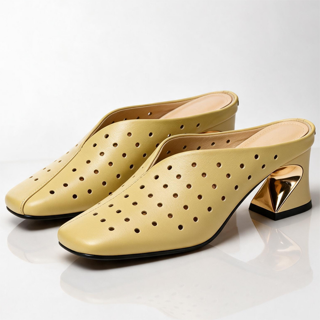Adele Gilded Mules