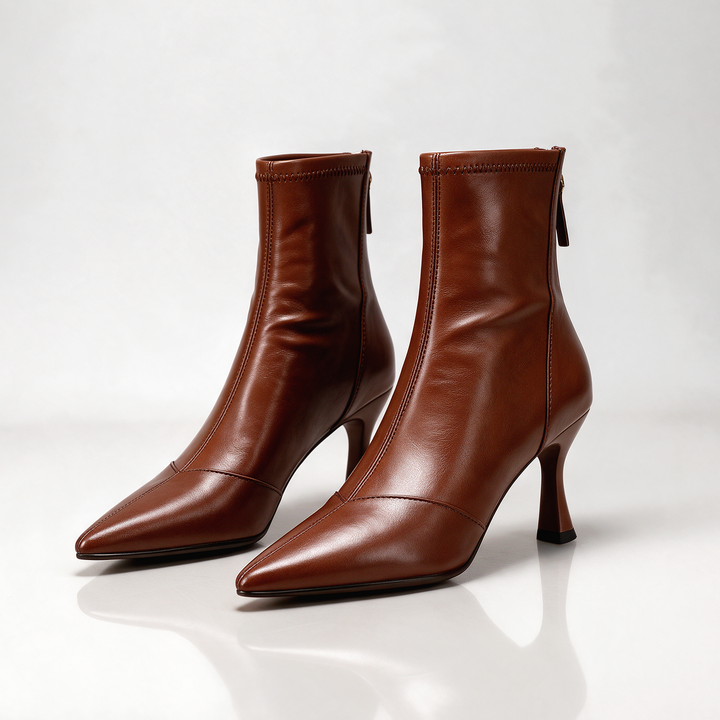 Florence Leather Ankle Boots