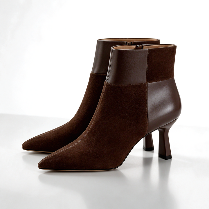 Florence Checkered Ankle Boots