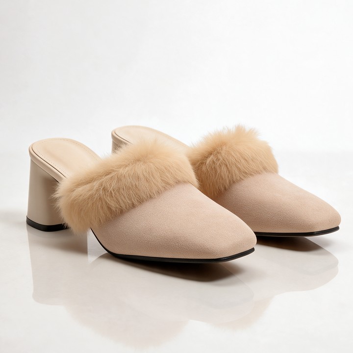 Odette Fur Mules