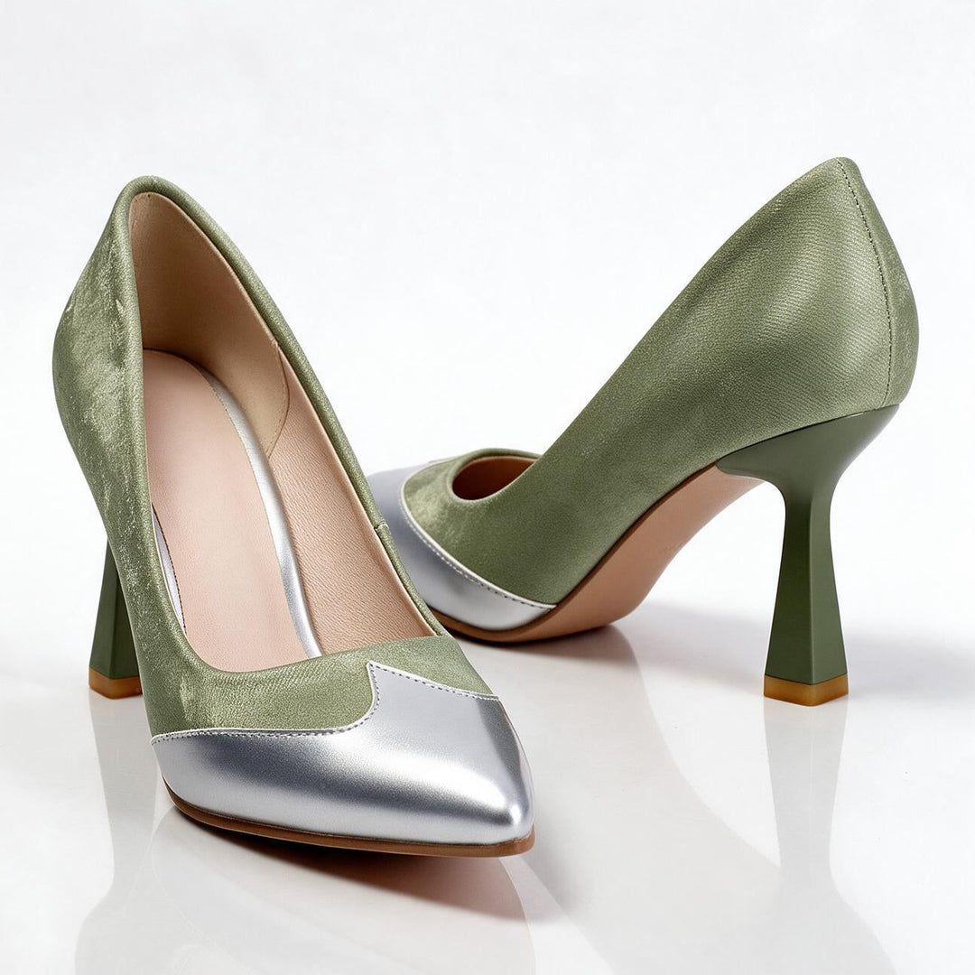 Bella Silver Point Pumps
