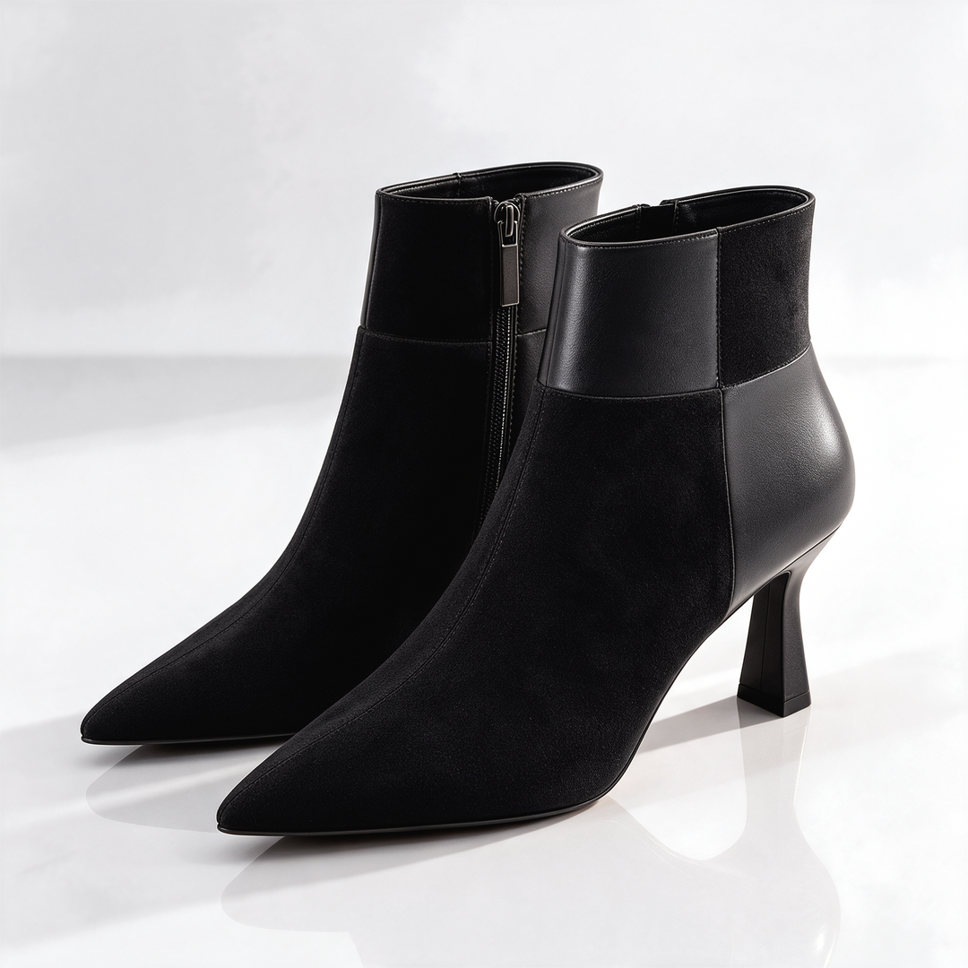 Florence Checkered Ankle Boots
