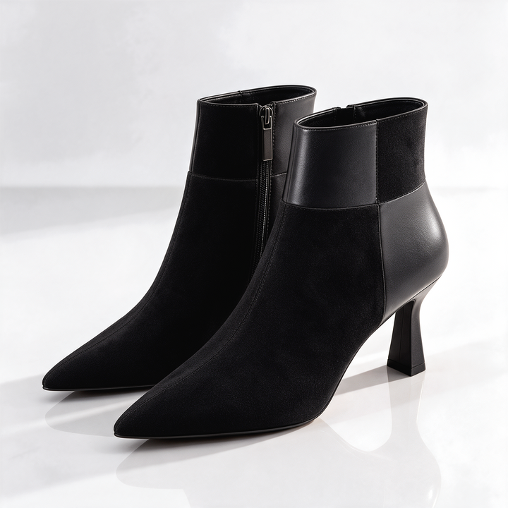 Florence Checkered Ankle Boots