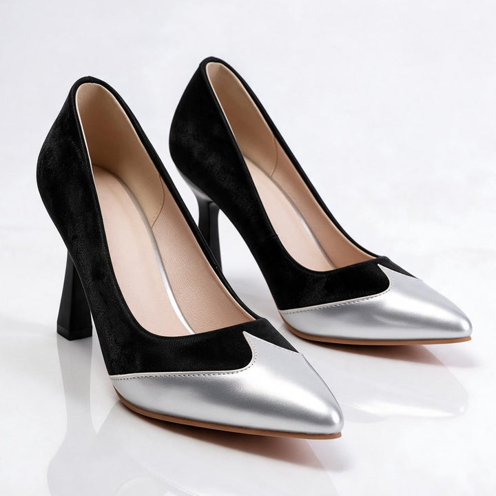 Bella Silver Point Pumps
