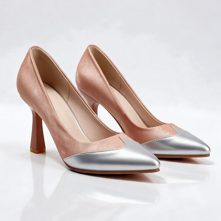 Bella Silver Point Pumps