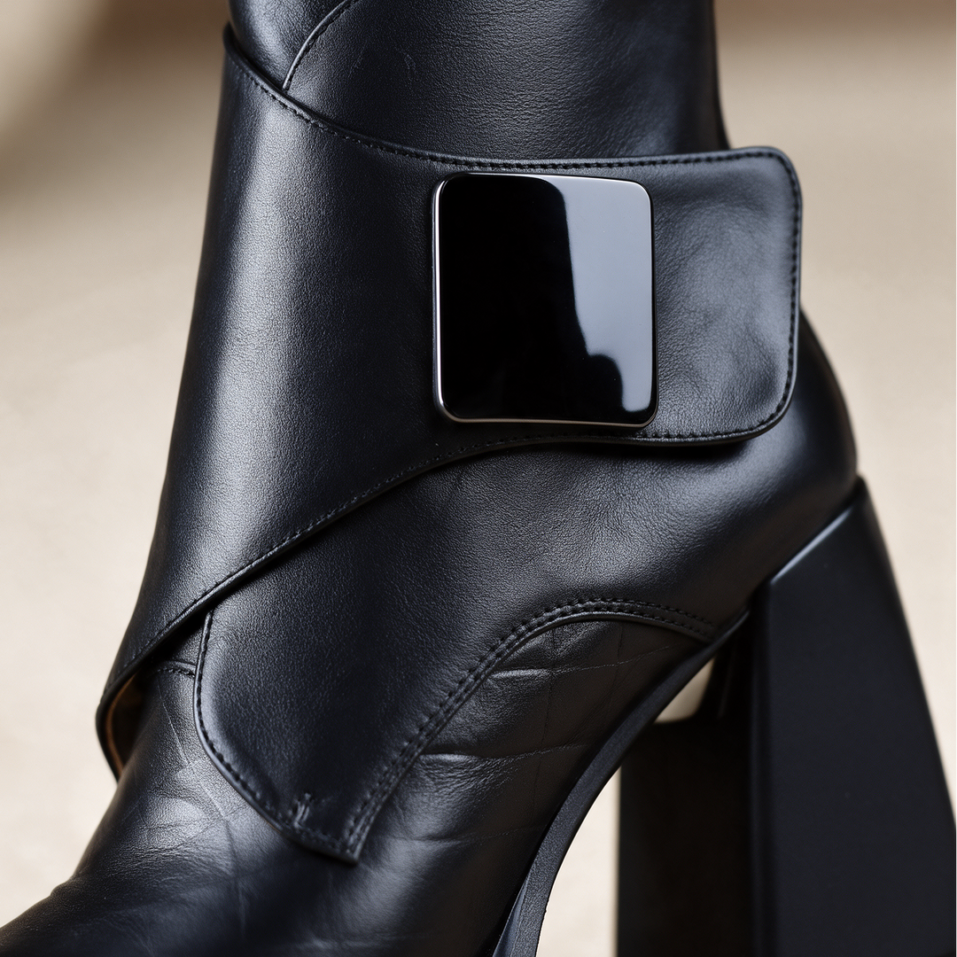 Kensington Buckle Ankle Boots