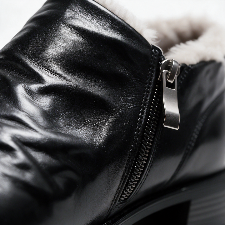 Cotswold Sheepskin Velvet Ankle Boots