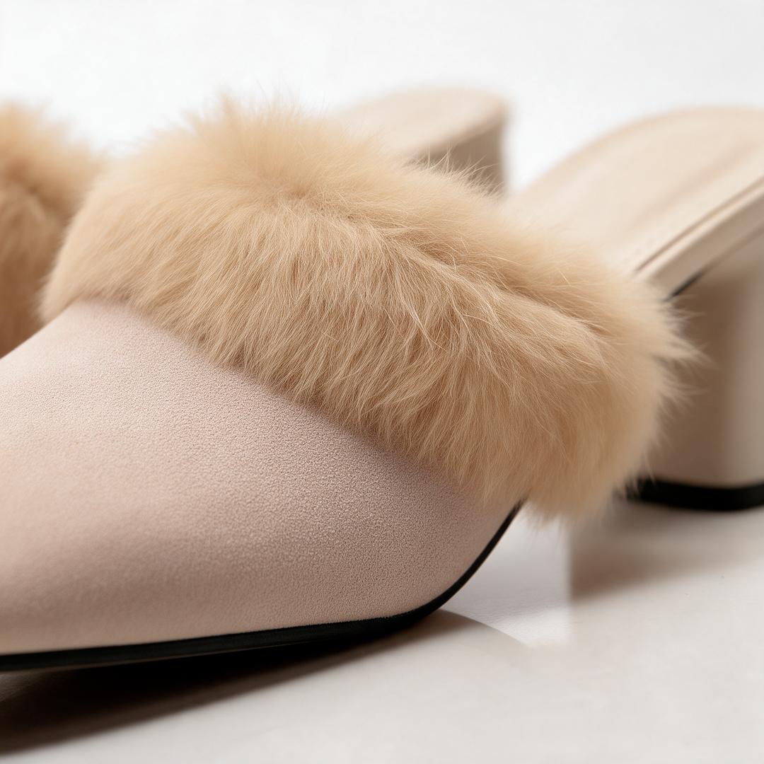 Odette Fur Mules