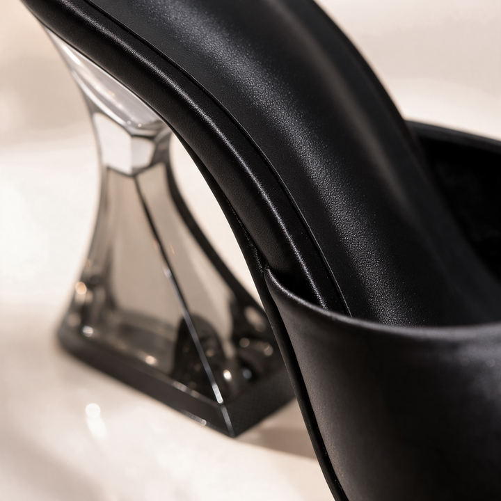 Francesca Hourglass Heel Mules