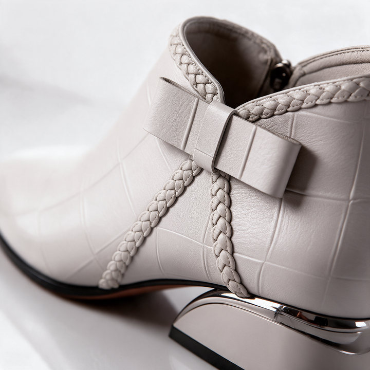 Wren Croc Braided Boots