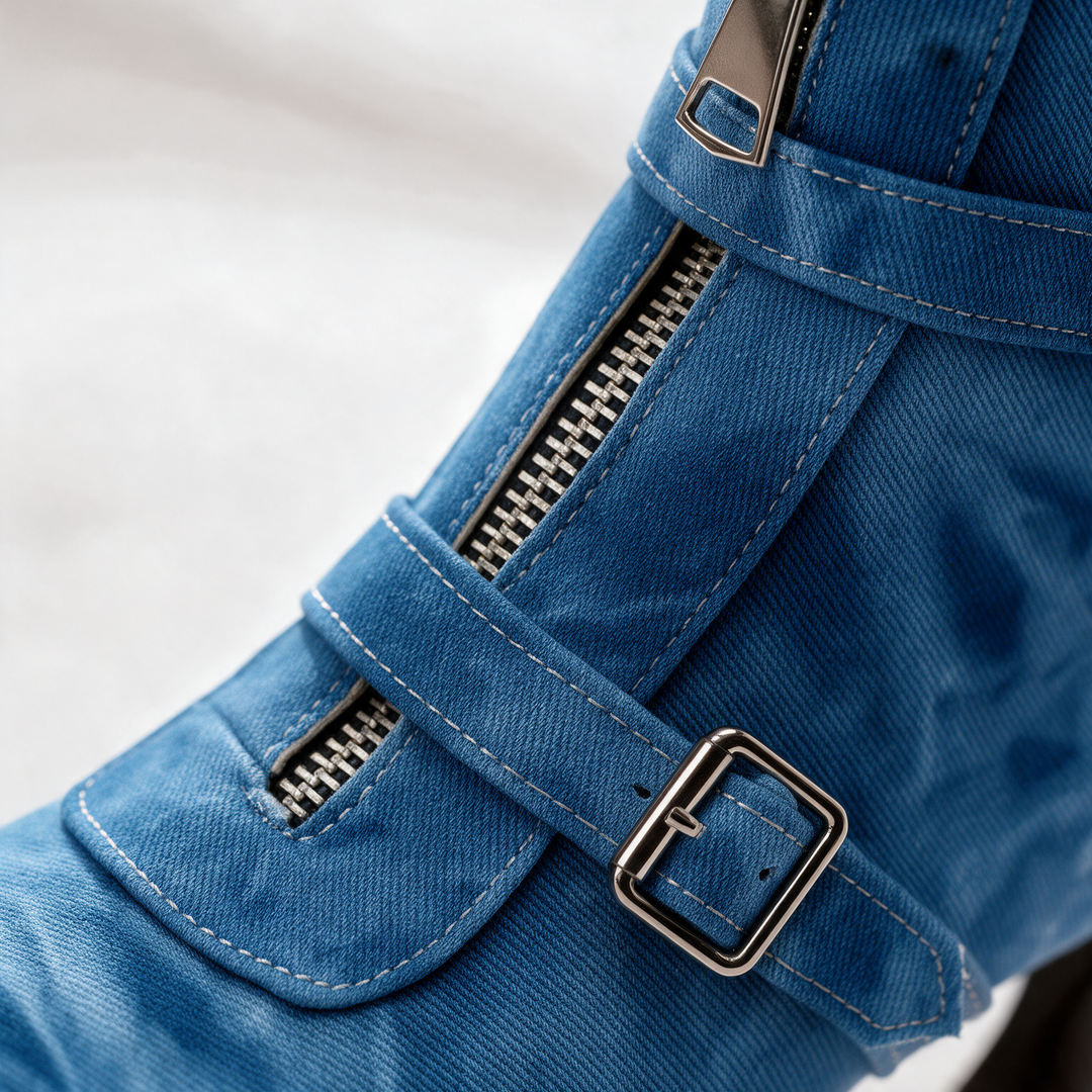 Harper Lane Kitten Zip Boots