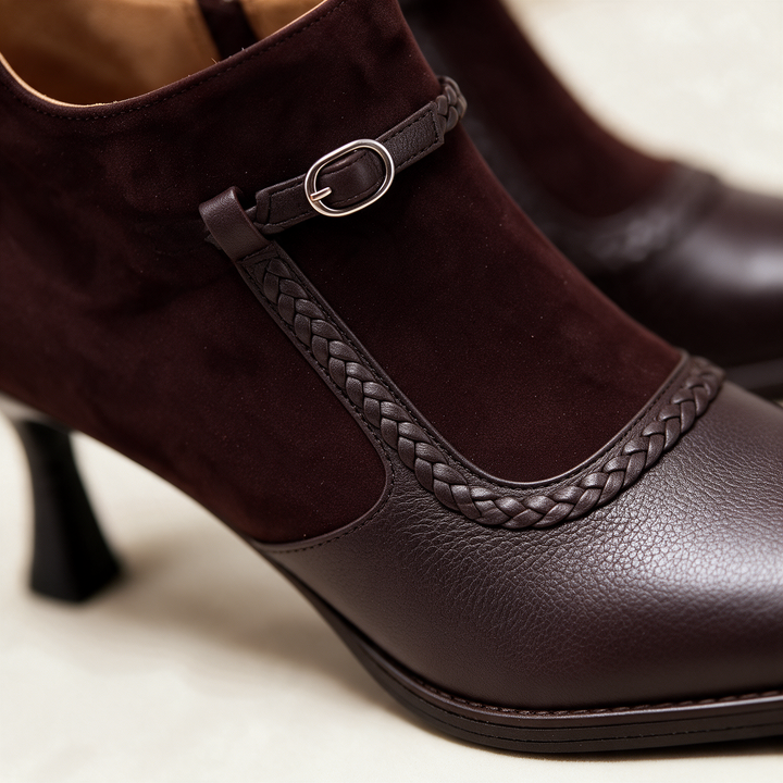 Florence Genuine Leather Ankle Boots