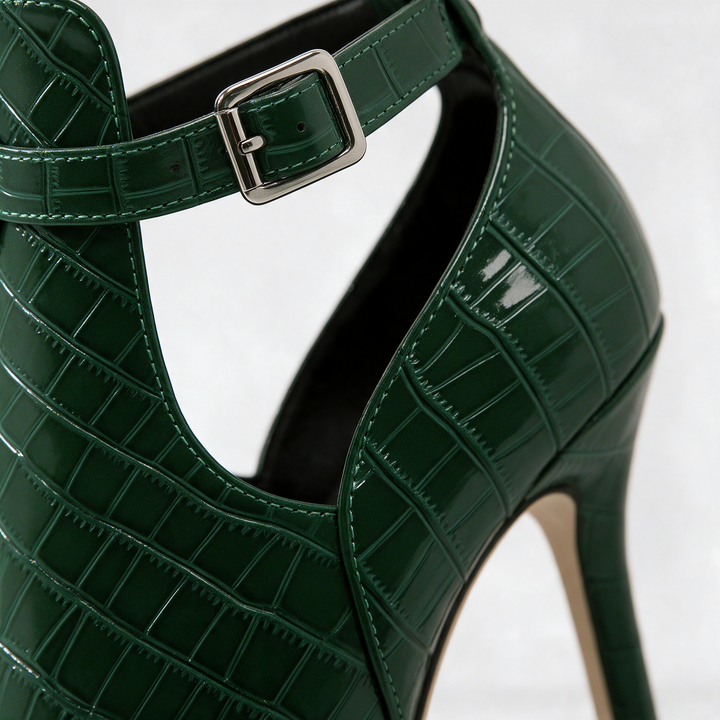 Harper Lane Gator Stiletto Heels