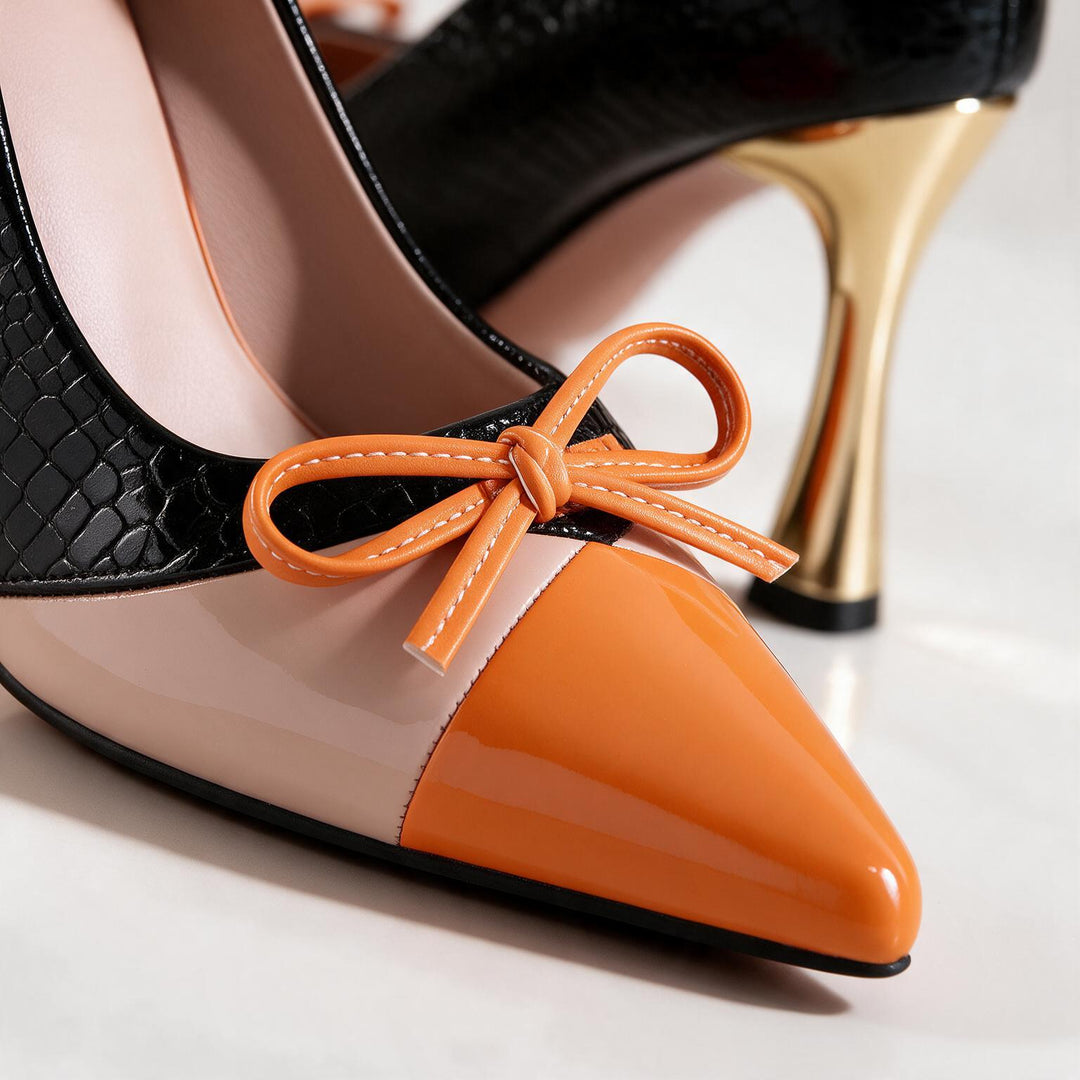 Vivienne Signature Croc Pump