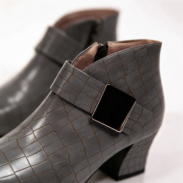 Florence Croc Block Boots