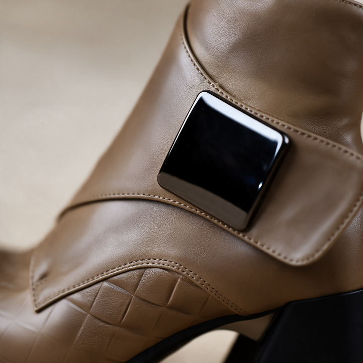 Kensington Buckle Ankle Boots