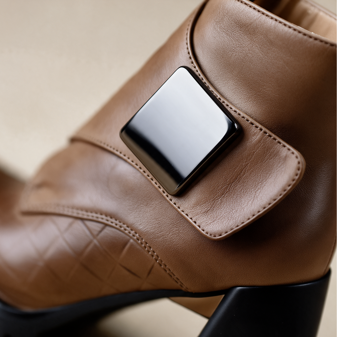 Kensington Buckle Ankle Boots