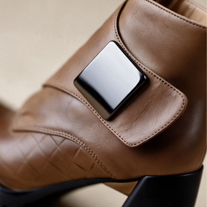 Kensington Buckle Ankle Boots