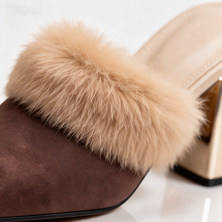 Odette Fur Mules