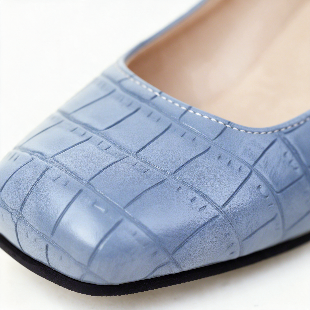 Florence Croc Block Heels