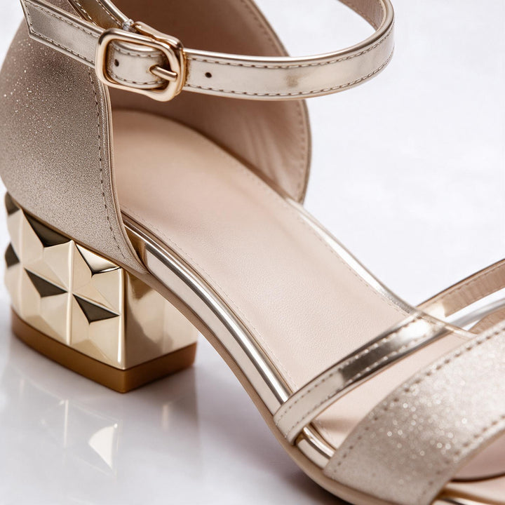 Elena Prism Heel Sandals