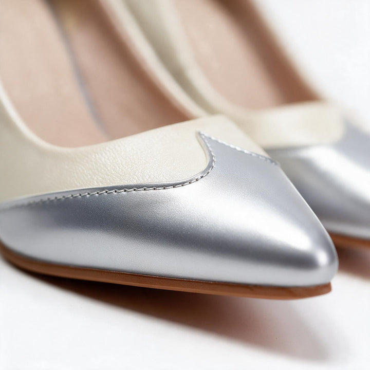 Bella Silver Point Pumps